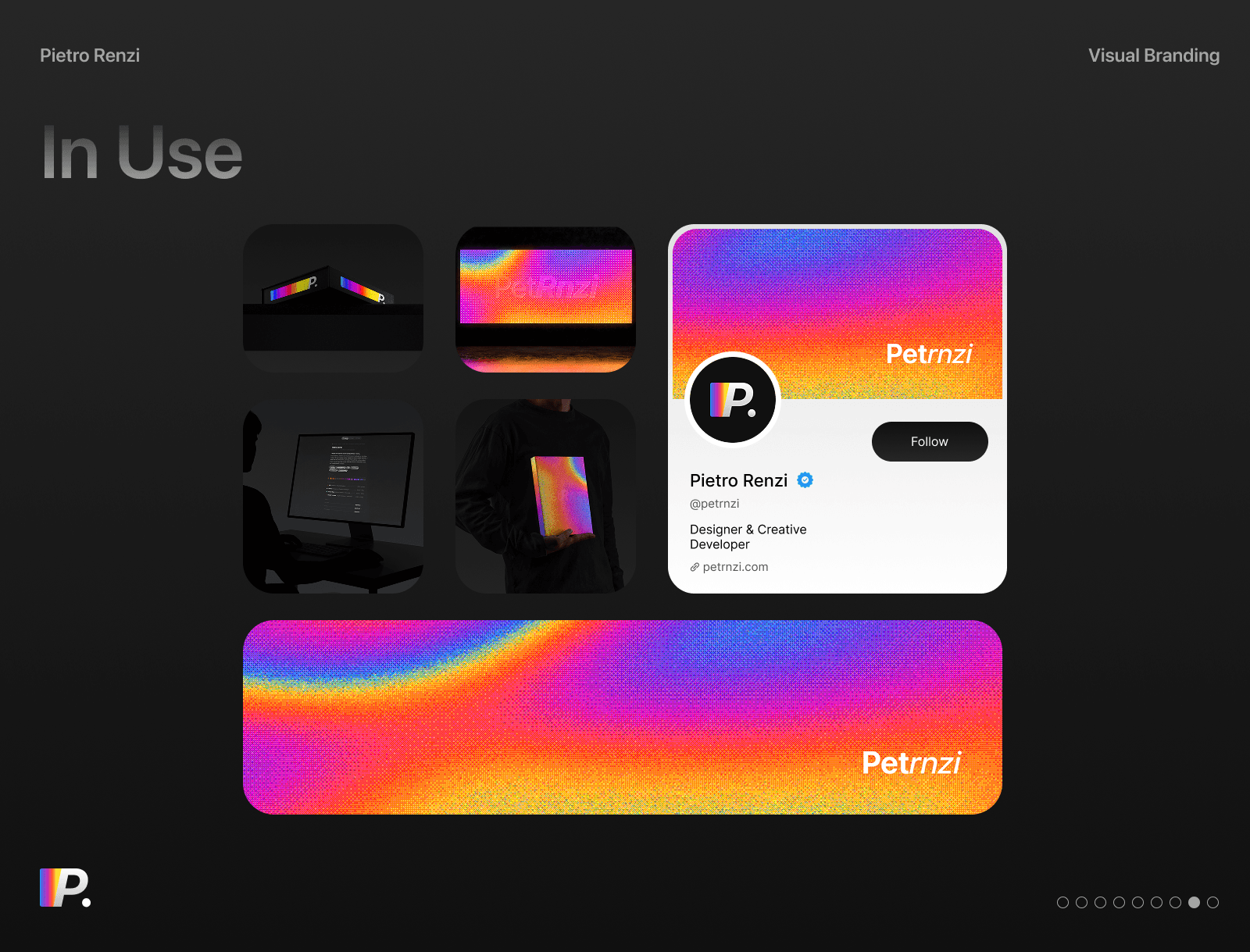 The identity across print, screen and objects