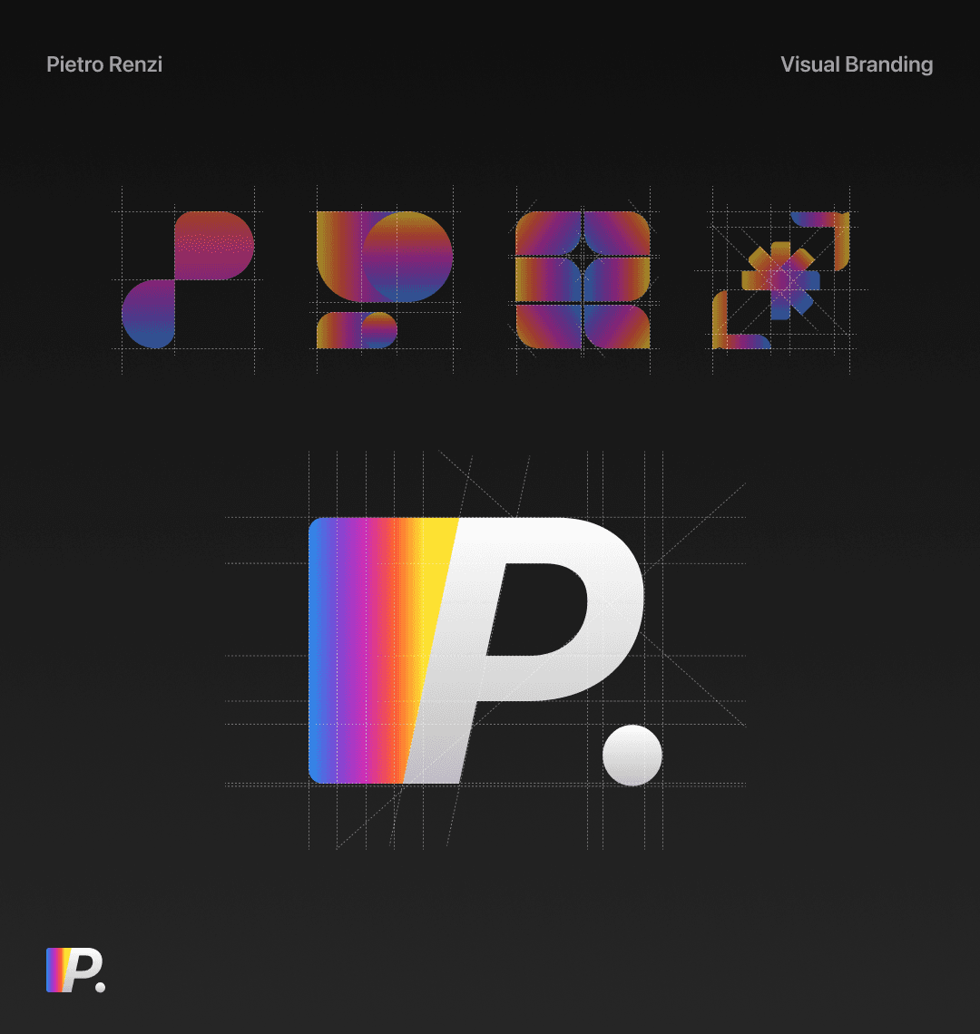 The Petrnzi P with a continuous spectrum cut into it